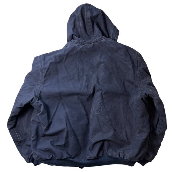 Vintage Carhartt FR Quilted Hooded Zip Jacket XXL - Picture 2 of 10